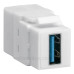 Модуль Keystone Hager VZ30US USB 3.0 із прямим з'єднанням Модуль Keystone Hager VZ30US USB 3.0 із прямим з'єднанням