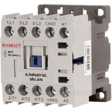Малогабаритний контактор E.Next e.industrial.ukc.6M.220 6А 220В NO (i.0090001)
