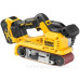 Стрічкова безщіткова шліфмашина DeWALT DCW220P2 XR Li-lon 18В розмір стрічки 75х533мм