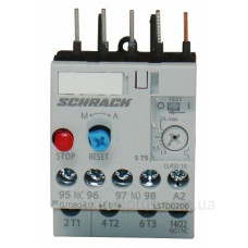 Теплове реле Schrack LSTD0200 1,4-2А розмір 00 Теплове реле Schrack LSTD0200 1,4-2А розмір 00