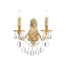 Бра, настінний світильник Ideal Lux 60491 Gioconda E14 2x40W IP20 золотий