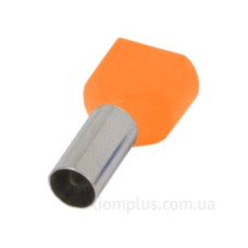 Ізольований наконечник E.Next e.terminal.stand.te.2.0.75.orange 2x0,75 кв.мм помаранчевий (s4037001)