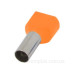 Ізольований наконечник E.Next e.terminal.stand.te.2.0.75.orange 2x0,75 кв.мм помаранчевий (s4037001)