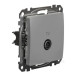 Кінцева TV-розетка 4 дБ Schneider Electric Sedna Design & Elements алюміній SDD113471