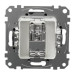 Кінцева TV-розетка 4 дБ Schneider Electric Sedna Design & Elements чорна SDD114471