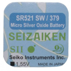 Оксид-срібно-цинкова батарея Seizaiken B-SZK-SR521SW-B1F. 379/SR521SW 1шт