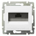 Механізм розетки комп'ютерної RJ-45 UTP Cat.5e Valena білий