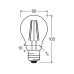 Світлодіодна лампочка Osram 4058075288669 LED E27 1x7.5W 2700K 1055Lm IP20