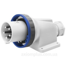Стаціонарна вилка 90° GEWISS IP67 2P+E 63A 230В (GW61448) Стаціонарна вилка 90° GEWISS IP67 2P+E 63A 230В (GW61448)