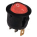 Перемикач TNSy KCD1-5-102 R/B круглий червоний (TNSy5500711)