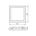 Світильник стельовий Kanlux 24640 Tybia LED 1x38W 4000K 3800Lm IP20 сірий Світильник стельовий Kanlux 24640 Tybia LED 1x38W 4000K 3800Lm IP20 сірий