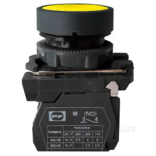 Кнопка Promfactor FP5-AA51 1NO жовта (FP5-AA51)