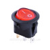 Перемикач TNSy KCD1-8-101N R/B круглий з підсвічуванням червоний (TNSy5500736)