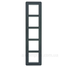 П'ятимісна рамка Berker Q.7 10156186 (антрацит)