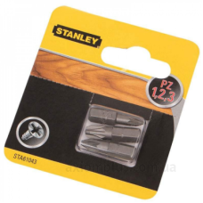 Набір односторонніх біт Stanley STA61043 в блістері (3шт)