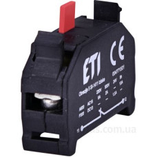 Блок контактів ETI 4771501 E-NC (1NC, з гвинтовими клемами) Блок контактів ETI 4771501 E-NC (1NC, з гвинтовими клемами)