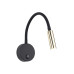 Бра, настінний світильник TK Lighting 10039 Lagos G9 1x8W IP20 чорний
