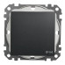 Одноклавішний перемикач Schneider Electric Sedna Design & Elements з кришкою IP44 чорний SDD214106