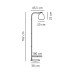 Торшер Nordlux 2612134003 Louella E27 1x15W IP20 чорний
