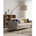 Торшер TK Lighting 5486 Moby E27 1x15W IP20 бежевий