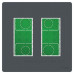 Встановлювальна коробка Schneider Electric NU172454 Unica System+ 2х2 (антрацит)