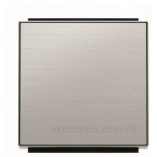 Одинарна клавіша вимикача ABB Sky 2CLA850100A1401 8501 AI (сталь)