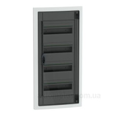 Врізний щит Schneider Electric PrismaSeT XS LVSXP413 4 ряди 52М димчасті двері