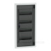 Врізний щит Schneider Electric PrismaSeT XS LVSXP413 4 ряди 52М димчасті двері