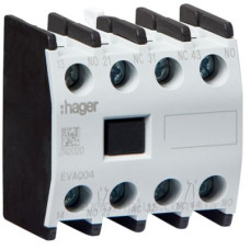 Додатковий контакт Hager EVA004 2НВ+2НЗ для EV040…EV170 EVN063…EVN200