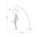Торшер TK Lighting 5487 Moby E27 1x15W IP20 сірий Торшер TK Lighting 5487 Moby E27 1x15W IP20 сірий