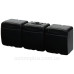 Розетка тримісна Eti Hermetics RHE-3s-BL із з/к IP54 чорна/чорна кришка (4668095)