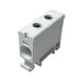 Клемник на DIN-рейку Al 6-50/Cu 2.5-50 мм² сірий Промфактор ( FT1050F )