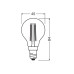 Світлодіодна лампочка Osram 4099854468339 LED E14 1x3.4W 4000K 470Lm IP20