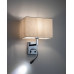 Бра, настінний світильник Nowodvorski 11785 Hotel Mood E27+LED 2x10W+2.2W 4000K IP20 світло-бежевий