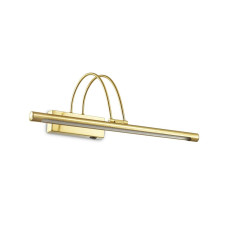 Бра, настінний світильник Ideal Lux 121178 Bow LED 1x4.6W 3000K 580Lm IP20 латунний
