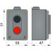 Кнопковий пост ElectrO PK7222RB54 ПК722-2 10A 230/400B карболіт IP54