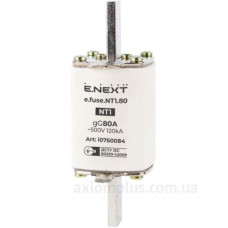 Плавкий запобіжник E.Next e.fuse.NT1.80 габарит 1 80А (i0760084)