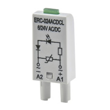 Додатковий модуль захисту/індикації ERC-024ACDCL (Uc= 6...24V AC/DC) ETI ( 2473040 ) Додатковий модуль захисту/індикації ERC-024ACDCL (Uc= 6...24V AC/DC) ETI ( 2473040 )
