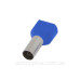 Ізольований наконечник E.Next e.terminal.stand.te.2.0.75.blue 2x0,75 кв.мм блакитний (s4037002)