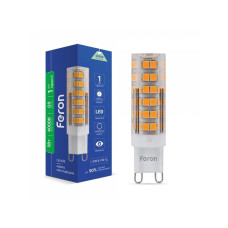 Світлодіодна лампочка Feron LB-433 Bulb G9 5W 4000K 450Lm IP20