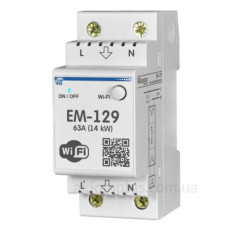 Wi-Fi лічильник електроенергії на DIN-рейку Новатек-Електро ЕМ-129 63А