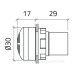 Зумер звуковий New Elfin SA24 24В AC/DC