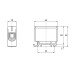 Клемник на DIN-рейку Al 6-50/Cu 2.5-50 мм² сірий Промфактор ( FT1050F )