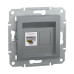 Розетка Schneider Asfora сталь комп'ютерна RJ45 Cat.6 ( EPH4700162 )