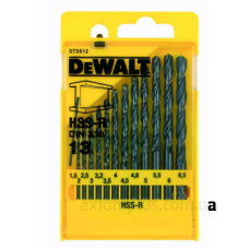 Набір свердел по металу DeWALT DT5912 HSS-R (13шт)