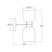 Бра, настінний світильник Edlin PL321155W-2 Aurora E27 2x12W IP20 латунний 32205306 Бра, настінний світильник Edlin PL321155W-2 Aurora E27 2x12W IP20 латунний 32205306