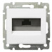 Механізм розетки комп'ютерної RJ-45 UTP Cat.5e Valena білий