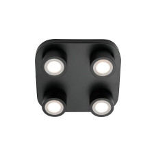 Світильник поворотний, спот Nordlux 2412256003 Clyde LED 4x14W 2700K 350 IP20 чорний
