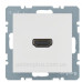 Розетка HDMI, полярна білизна матова Berker S.1/B.3/B.7