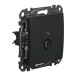 Кінцева TV-розетка 4 дБ Schneider Electric Sedna Design & Elements чорна SDD114471